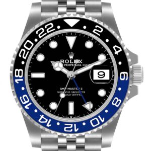 Rolex GMT Master II Black Blue Batgirl Jubilee Watch 126710