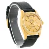 Replica Rolex 18k Yellow Gold President Day-Date Black Strap 1803