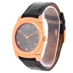 Replica Rolex Cellini Cestello 18K Rose Gold Mechanical 5330