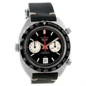 Heuer Autavia Automatic Chronograph Stainless Steel Mens Replica Watches 1163