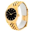 Rolex Date 14k Yellow Gold Black Dial Vintage Replica 15037