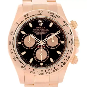 Replica Rolex Cosmograph Daytona 18K Rose Gold Chronograph 116505