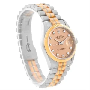 Rolex datejust President Tridor 18k Gold Diamond Midsize Replica 68279