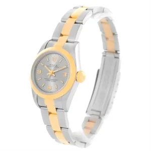 Replica Rolex NonDate Steel 18k Yellow Gold Ladies 67183