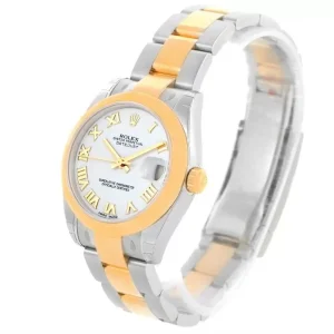 Rolex Datejust Midsize Steel 18k Yellow Gold Replica 178243WRO