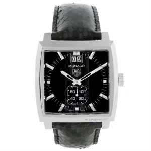 Tag Heuer Monaco Stainless Steel Diamond Unisex Replica Watches WAW1310