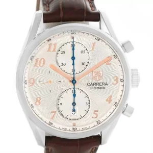 Tag Heuer Carrera Heritage Chronograph Silver Dial Mens Replica Watches CAS2112.FC6291
