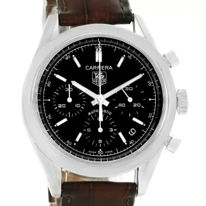 Tag Heuer Carrera Classic Black Dial Automatic Mens Replica Watches CV2111