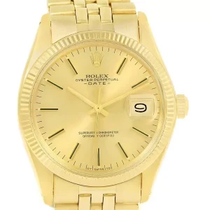 Rolex Date 14k Yellow Gold Automatic Dial Vintage Replica 1503