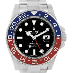 Replica Rolex GMT Master II 18K White Gold Pepsi Bezel 116719