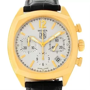 Tag Heuer Monza 18K Yellow Gold Chronograph Replica Watches CR514A