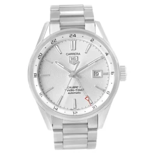 Tag Heuer Carrera Calibre 7 Twin Time 41mm Automatic Mens Replica Watches WAR2011