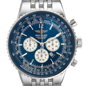Breitling Navitimer Heritage Blue Dial Mens Replica Watches A35350