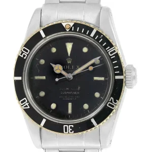 Replica Rolex Submariner Vintage James Bond Big Crown Steel 6538