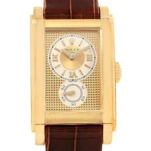 Replica Rolex Cellini Prince 18K Yellow Gold Champagne Dial 5440