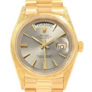 Replica Rolex President Day-Date Pie Pan Yellow Gold Vintage 1806