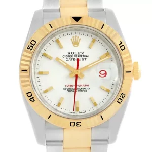 Fake Rolex Datejust Turnograph 36 Steel Yellow Gold Watch 116263