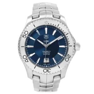 TAG Heuer Link Steel Blue Dial Automatic Mens Replica Watches WJ201C