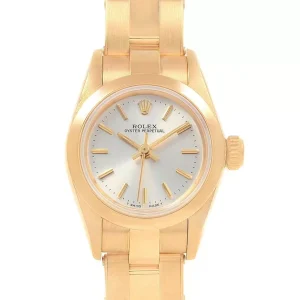 Replica Rolex President No-Date Yellow Gold Oyster Bracelet Ladies 67188