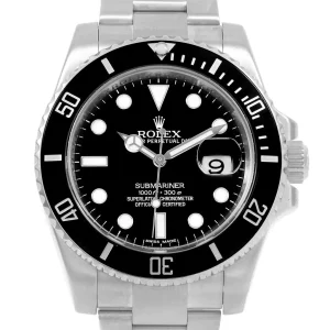 Replica Rolex Submariner 40 Cerachrom Bezel Black Dial 116610