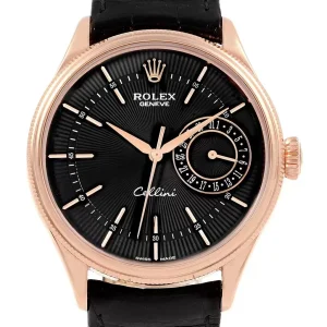 Replica Rolex Cellini Date 18K Everose Gold Automatic 50515