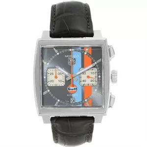 Tag Heuer Monaco Gulf Calibre 12 Chronograph Mens Replica Watches CAW2113