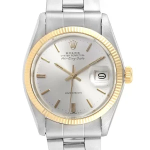 Replica Rolex Air King Silver Dial Vintage Steel Yellow Gold 5701