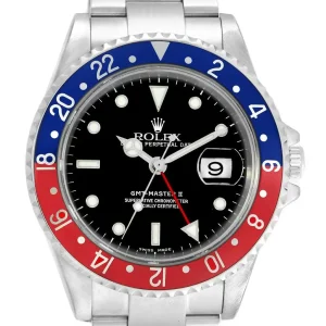Replica Rolex GMT Master II 3 Coke Pepsi Black Bezel Inserts 16710