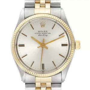 Replica Rolex Air King Vintage Steel Yellow Gold 5501