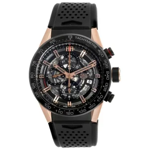 Tag Heuer Carrera Caliber Heuer 01 Skeleton Replica Watches CAR205A