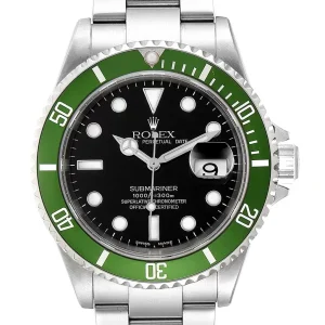 Replica Rolex Submariner 50th Anniversary Flat 4 Green Kermit 16610LV
