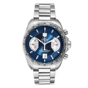 Tag Heuer Grand Carrera Blue Dial Limited Edition Replica Watches CAV511F