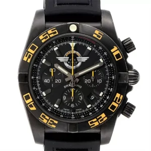 Fake Breitling Chronomat Jet Team American Blacksteel LE Replica Watch MB0110