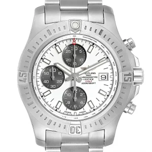 Fake Breitling Colt Automatic Chronograph White Dial Replica Watch A13388