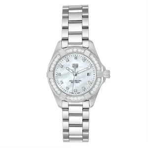 TAG Heuer Aquaracer Mother of Pearl Diamond Ladies Replica Watches WBD1415