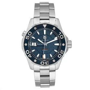 Replica Tag Heuer Aquaracer Blue Dial Steel Mens Watches WAJ2112