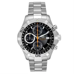Tag Heuer Aquaracer Black Dial Chronograph Mens Replica Watches CAF2113
