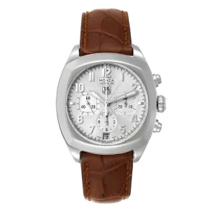 Tag Heuer Monza 37mm Silver Dial Chronograph Steel Mens Replica Watches CR5111