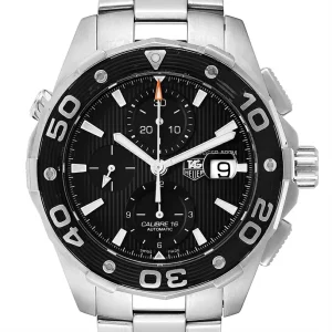 Tag Heuer Aquaracer Black Dial Stainless Steel Mens Replica Watches CAJ2110