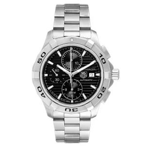 Tag Heuer Aquaracer Black Dial Steel Mens Replica Watches CAP2110