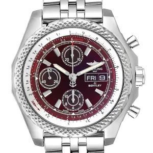 Fake Breitling Bentley Motors GT II Black Red Dial Mens Replica Watch A13365