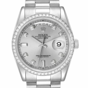 Replica Rolex President Day-Date Platinum Diamond 118346