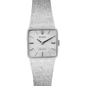 Replica Rolex 18K White Gold Vintage Cocktail Ladies 285