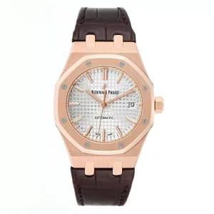 Replica Audemars Piguet Royal Oak 37mm Midsize Rose Gold Mens Clone 15450OR