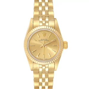 Replica Rolex President No-Date 14K Yellow Gold Ladies 67198
