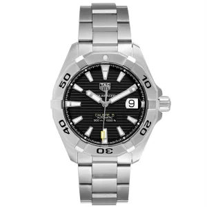 Tag Heuer Aquaracer Calibre 5 Black Dial Mens Replica Watches WBD2110