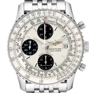 Breitling Navitimer Fighter Panda Dial Steel Replica Watches A13330 Ppaers