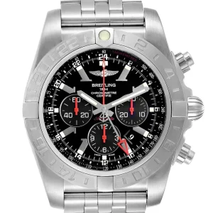 Fake Breitling Chronomat GMT Black Dial Limited Edition Mens Replica Watch AB0412