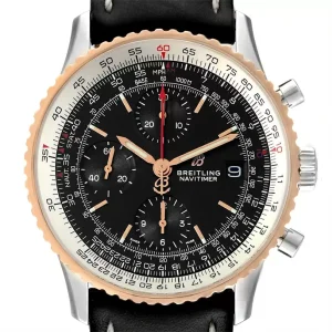 Breitling Navitimer 1 Chronograph 41 Steel Rose Gold Mens Replica Watches U13324