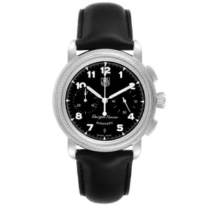 Replica Tag Heuer Targa Florio Black Dial Chronograph Steel Mens Watches CX2112